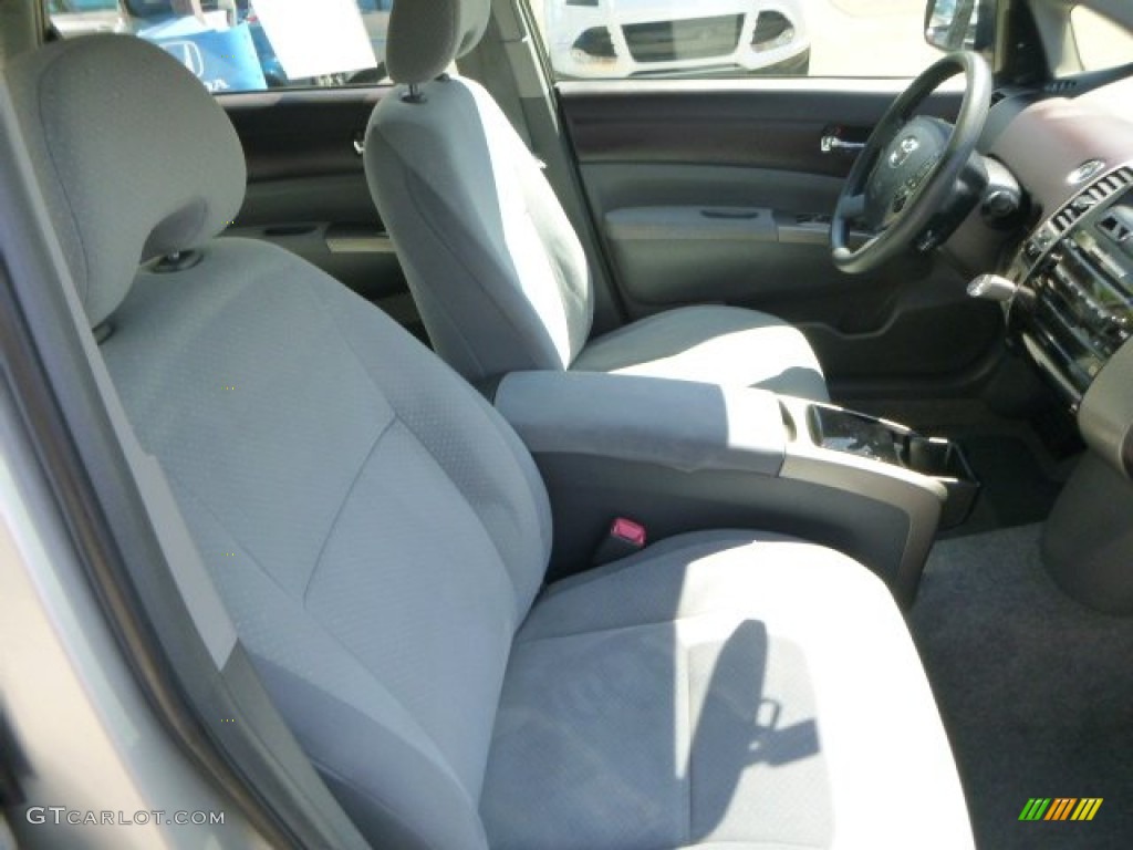 2005 Prius Hybrid - Millenium Silver Metallic / Gray/Burgundy photo #10