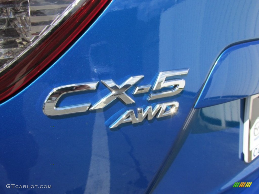 2013 CX-5 Sport AWD - Sky Blue Mica / Black photo #5