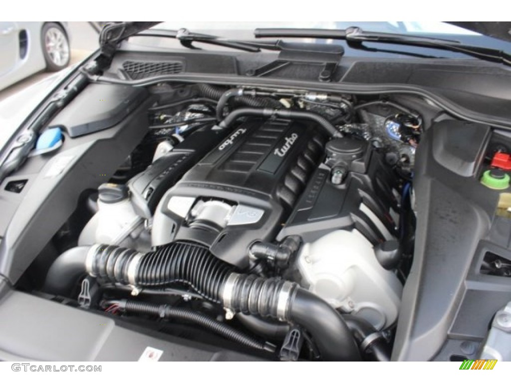 2013 Porsche Cayenne Turbo 4.8 Liter Twin-Turbocharged DFI DOHC 32-Valve VarioCam Plus V8 Engine Photo #96358025
