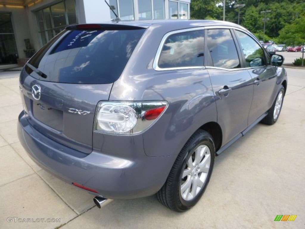 2009 CX-7 Sport AWD - Galaxy Gray Mica / Black photo #2