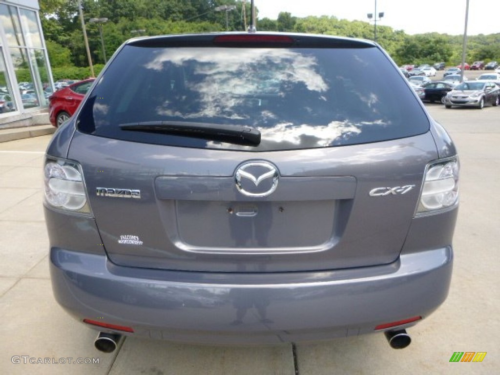 2009 CX-7 Sport AWD - Galaxy Gray Mica / Black photo #3