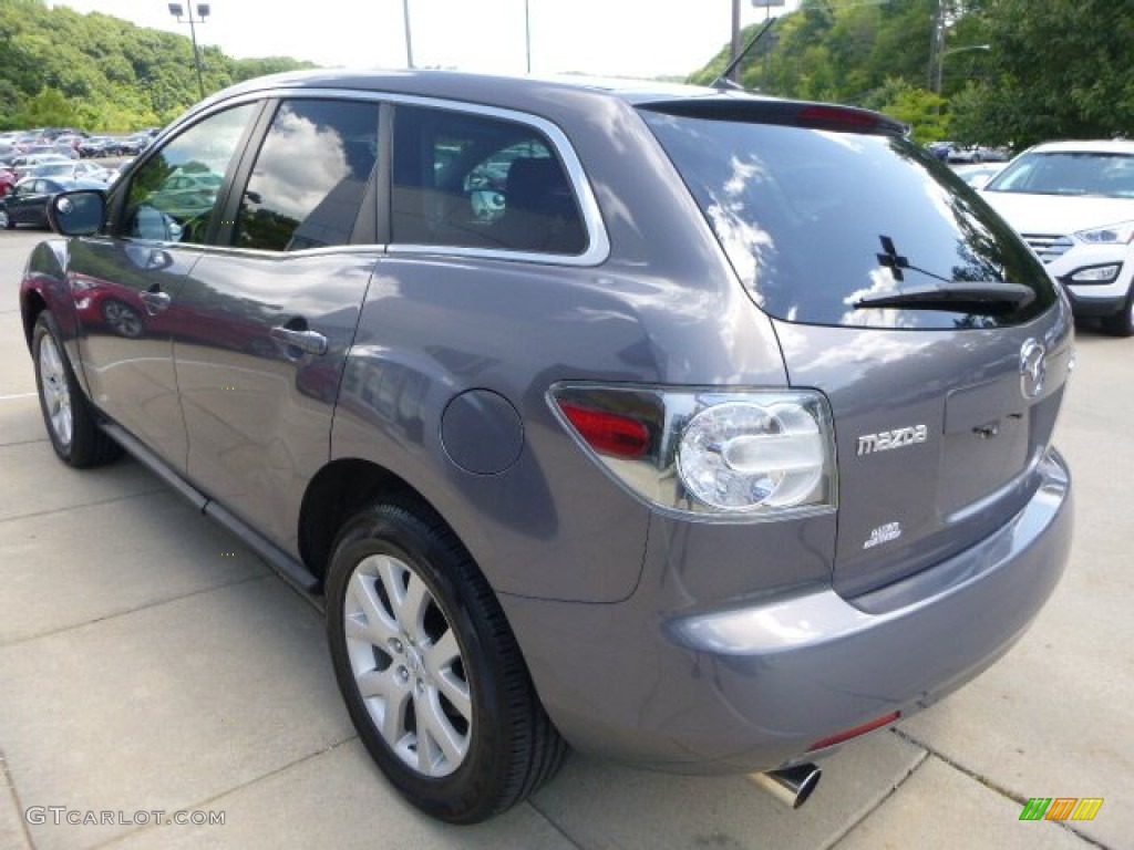 2009 CX-7 Sport AWD - Galaxy Gray Mica / Black photo #4