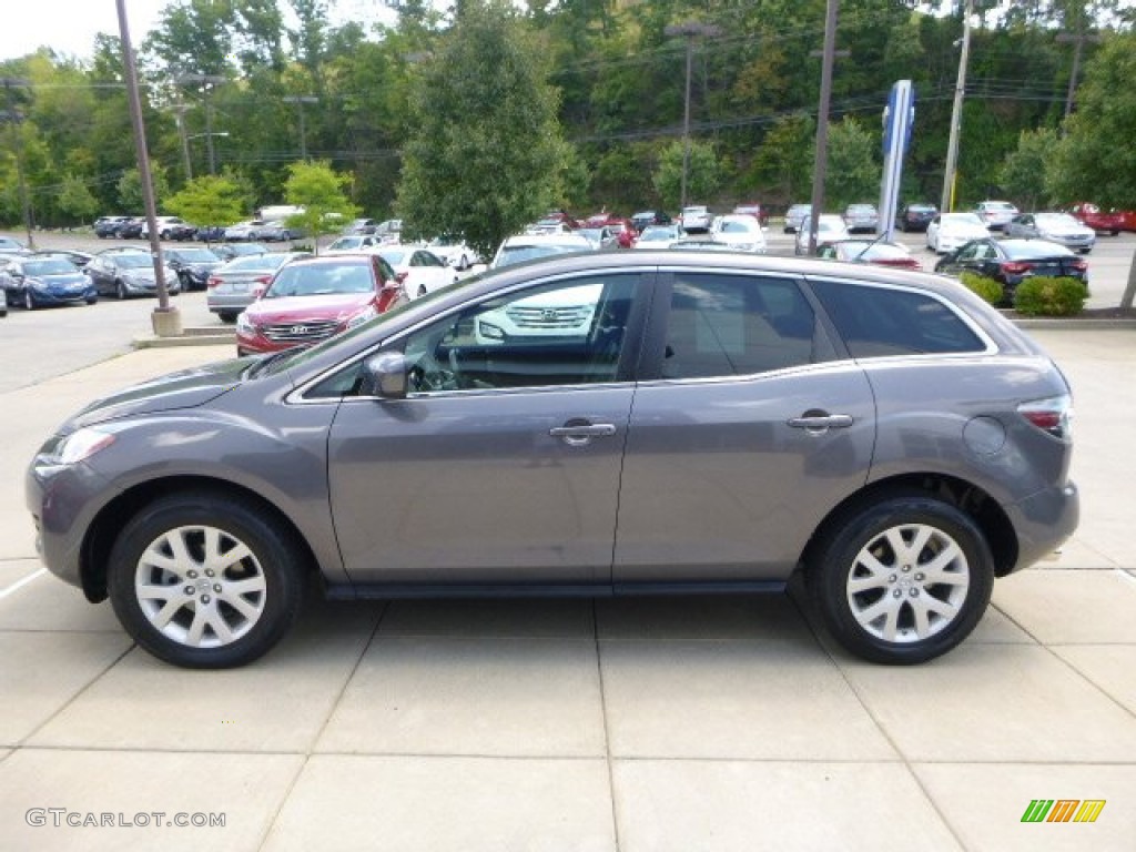 2009 CX-7 Sport AWD - Galaxy Gray Mica / Black photo #5