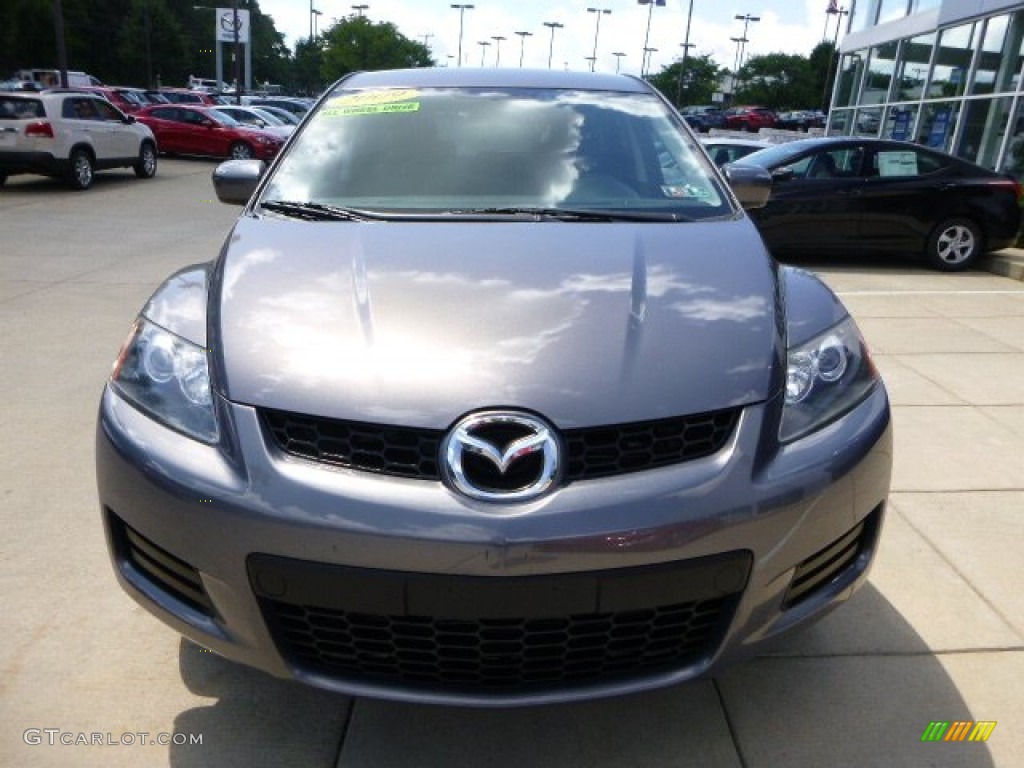 2009 CX-7 Sport AWD - Galaxy Gray Mica / Black photo #7