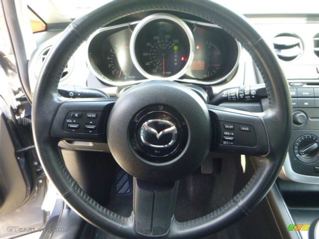 2009 CX-7 Sport AWD - Galaxy Gray Mica / Black photo #21