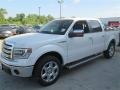 White Platinum - F150 Lariat SuperCrew Photo No. 3