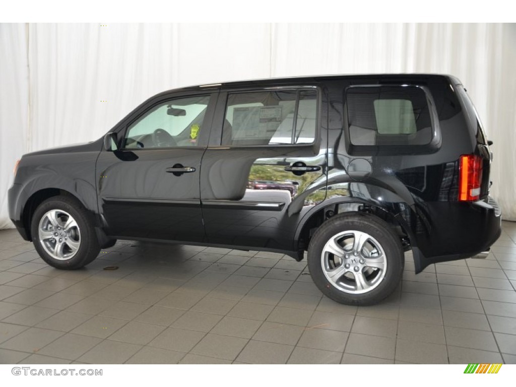 2015 Pilot EX-L - Crystal Black Pearl / Gray photo #9