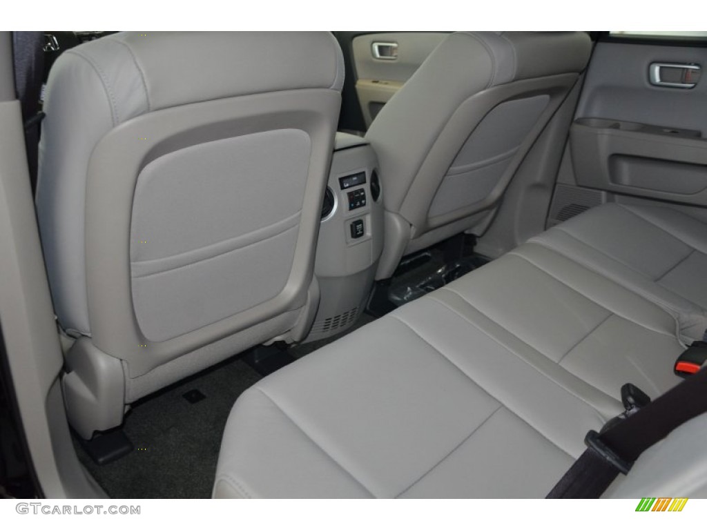 2015 Pilot EX-L - Crystal Black Pearl / Gray photo #22