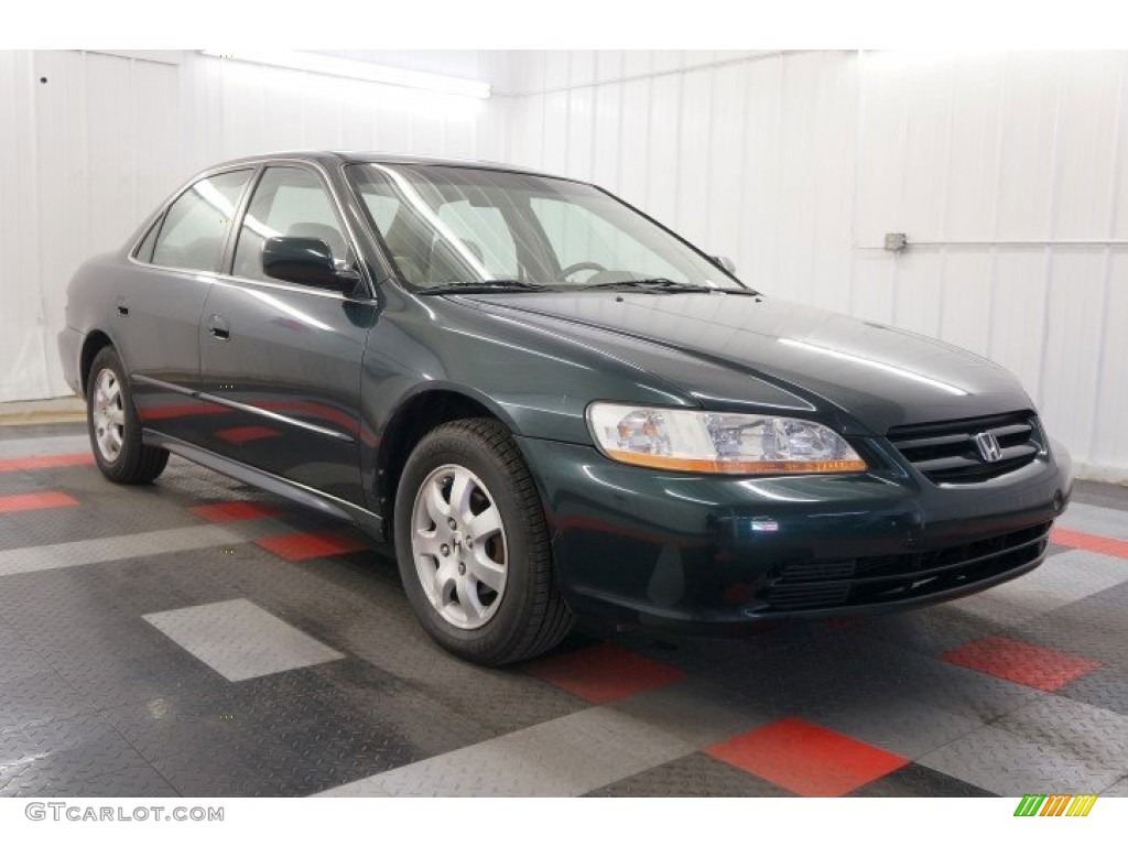 Dark Emerald Pearl 2001 Honda Accord EX Sedan Exterior Photo #96361041