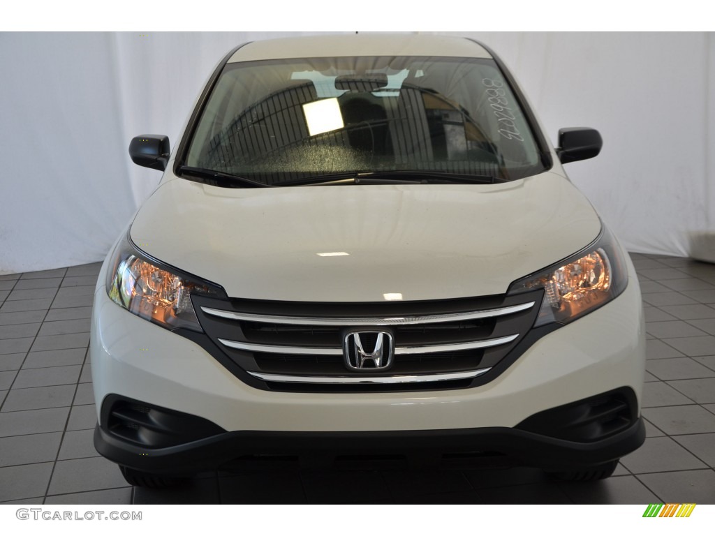 2014 CR-V LX - White Diamond Pearl / Gray photo #2