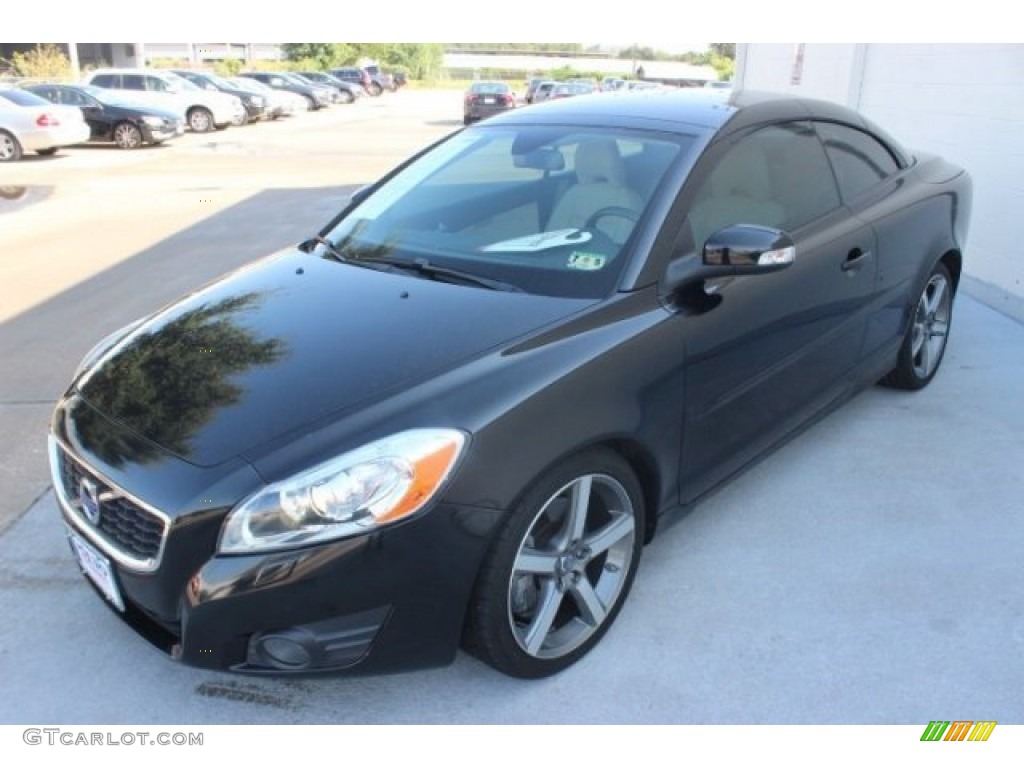 2011 C70 T5 - Black / Soverign Hide Calcite Leather/Off Black photo #3