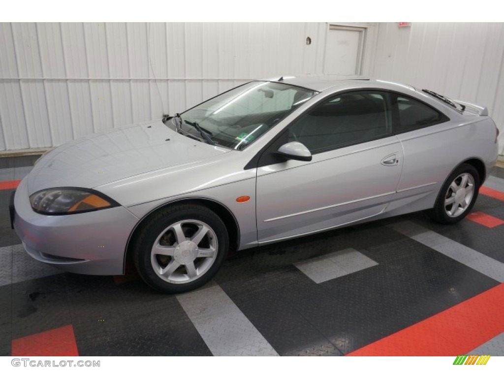 2000 Cougar V6 - Silver Frost Metallic / Graystone photo #10