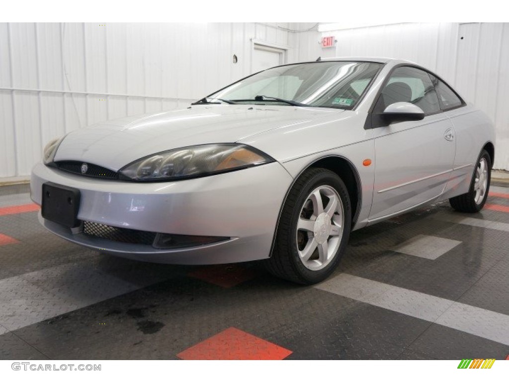 2000 Cougar V6 - Silver Frost Metallic / Graystone photo #11