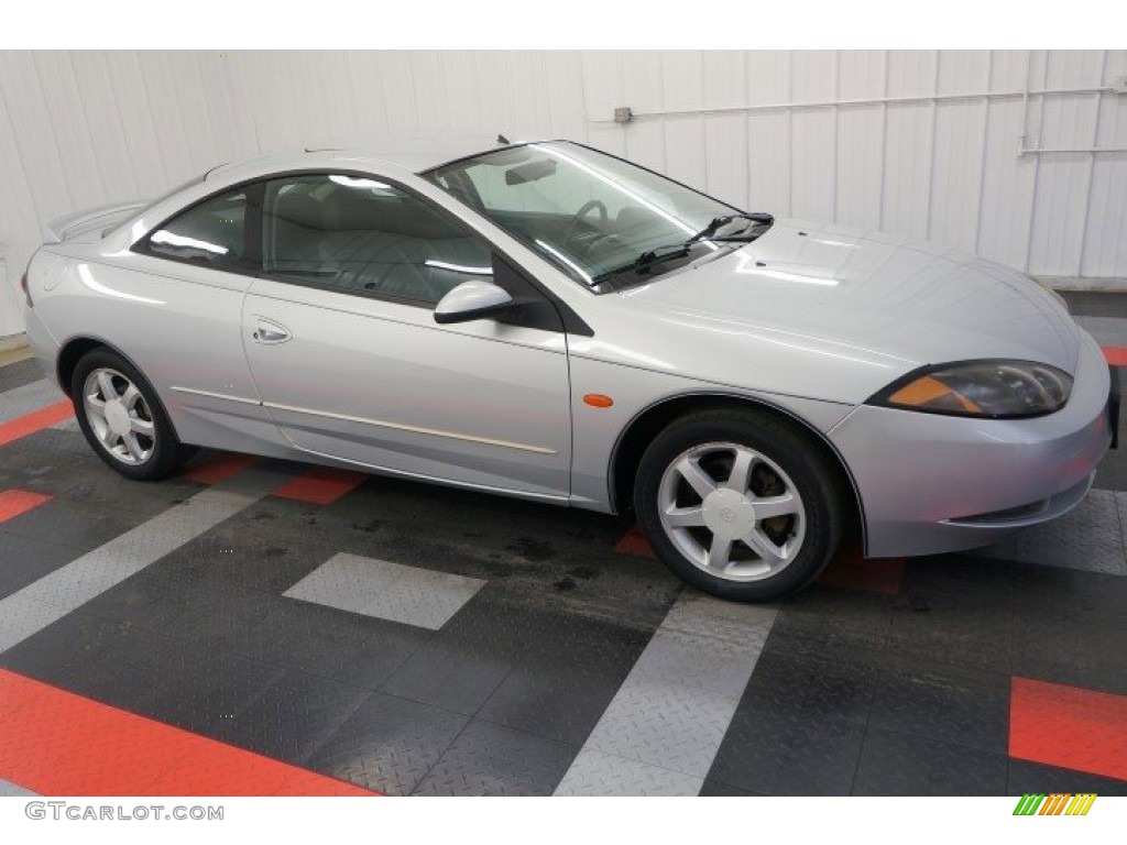 2000 Cougar V6 - Silver Frost Metallic / Graystone photo #14