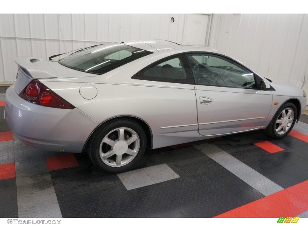 2000 Cougar V6 - Silver Frost Metallic / Graystone photo #15