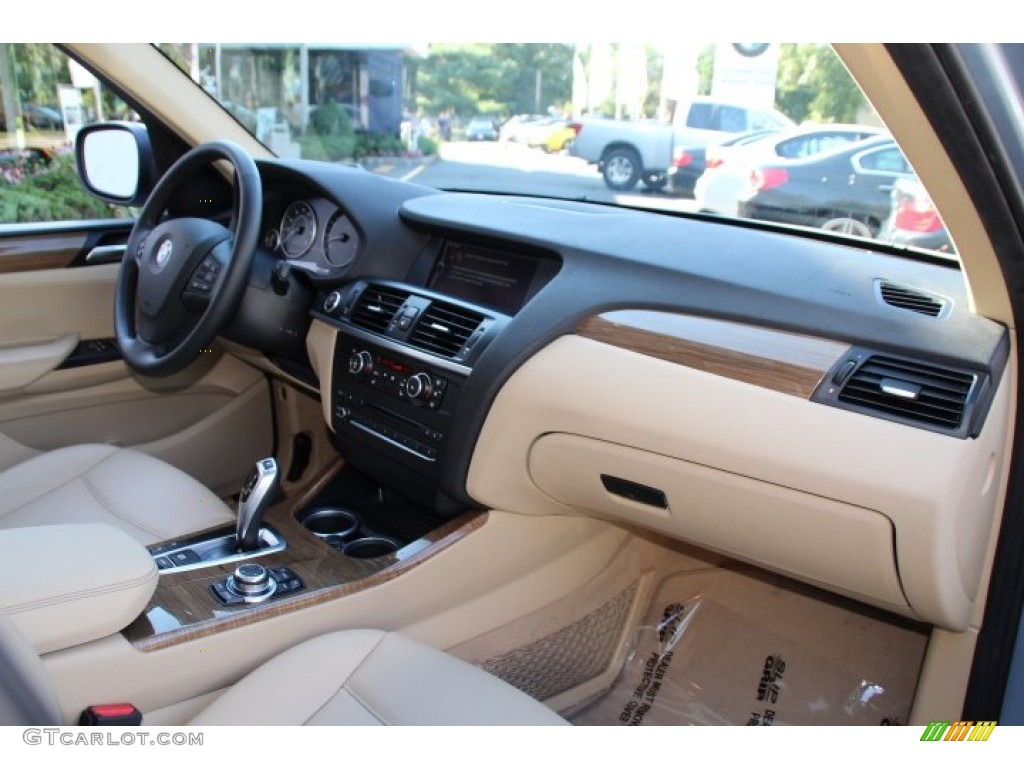 2011 X3 xDrive 28i - Blue Water Metallic / Sand Beige Nevada Leather photo #25