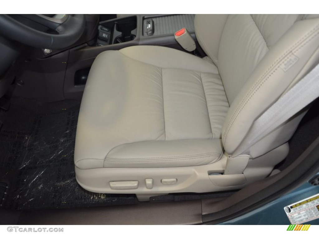 2014 CR-V EX-L - Mountain Air Metallic / Beige photo #12