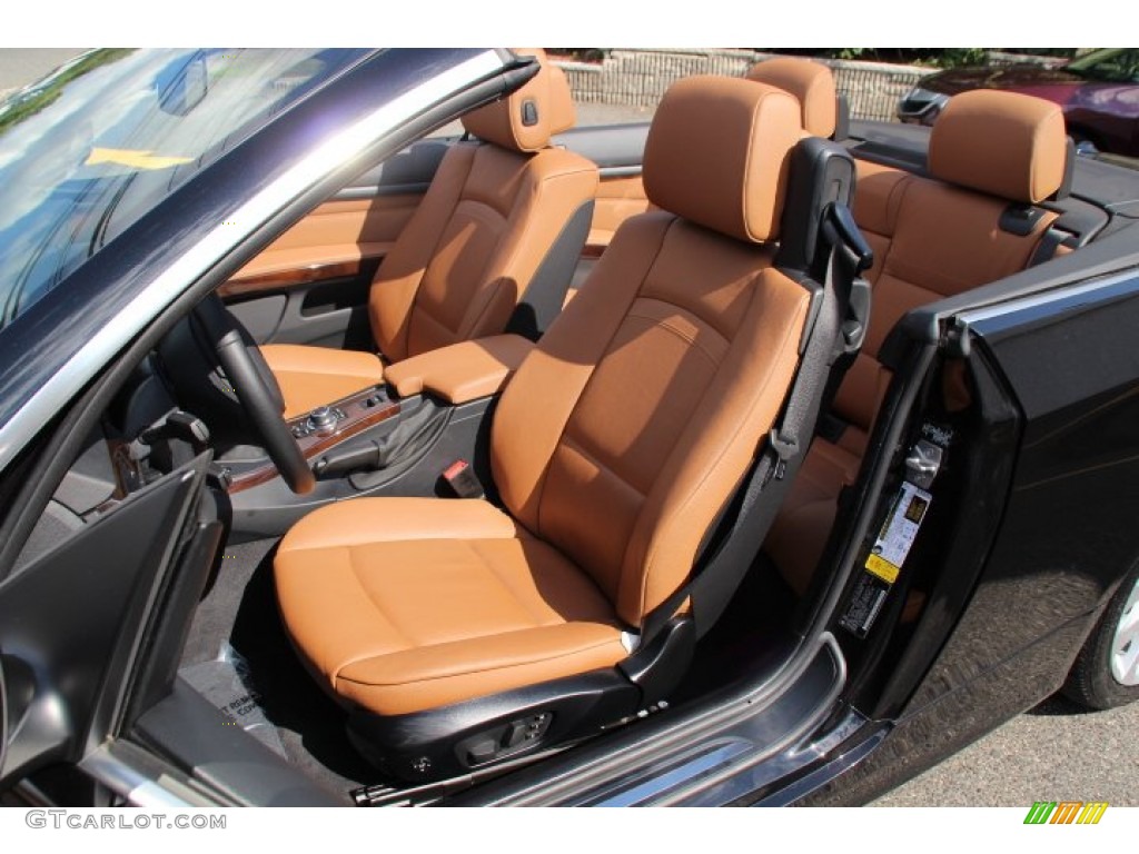 Saddle Brown Dakota Leather Interior 2011 BMW 3 Series 328i Convertible Photo #96364014