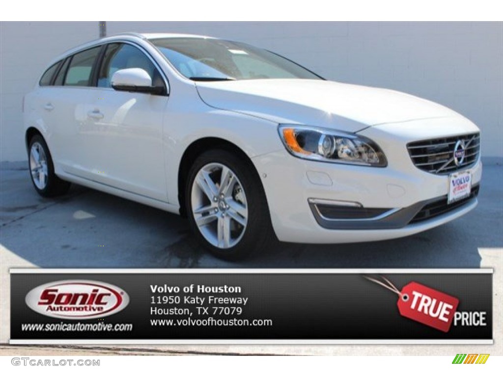 2015 V60 T5 Drive-E - Ice White / Soft Beige photo #1