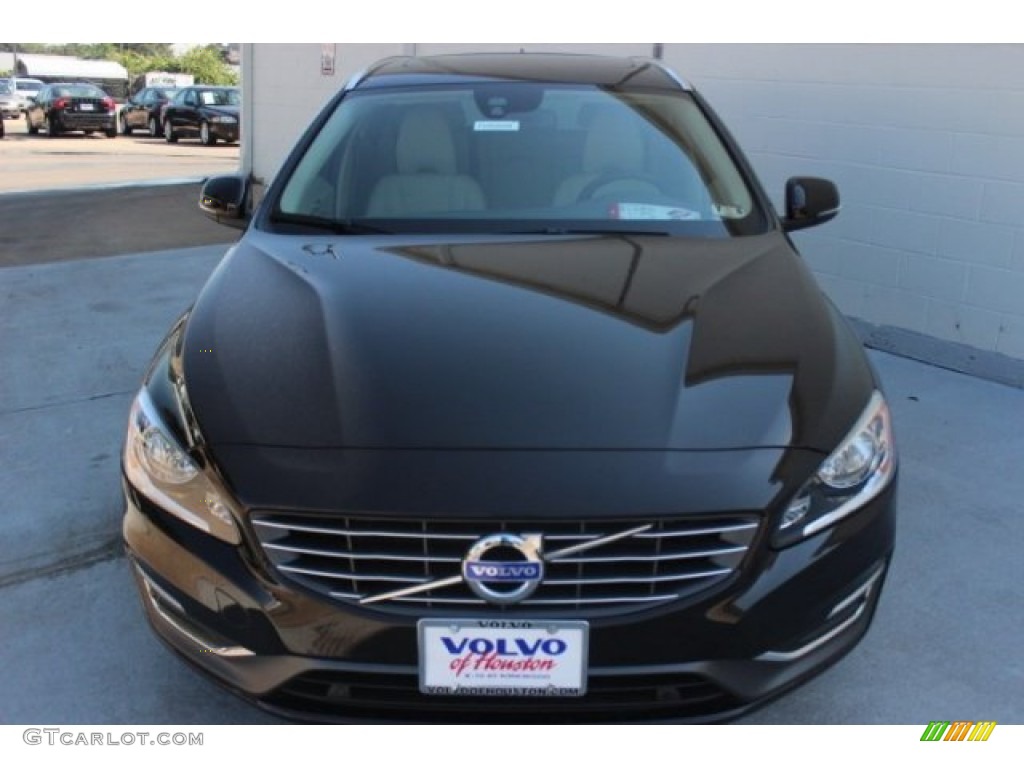 2015 V60 T5 Drive-E - Ember Black Metallic / Soft Beige photo #2