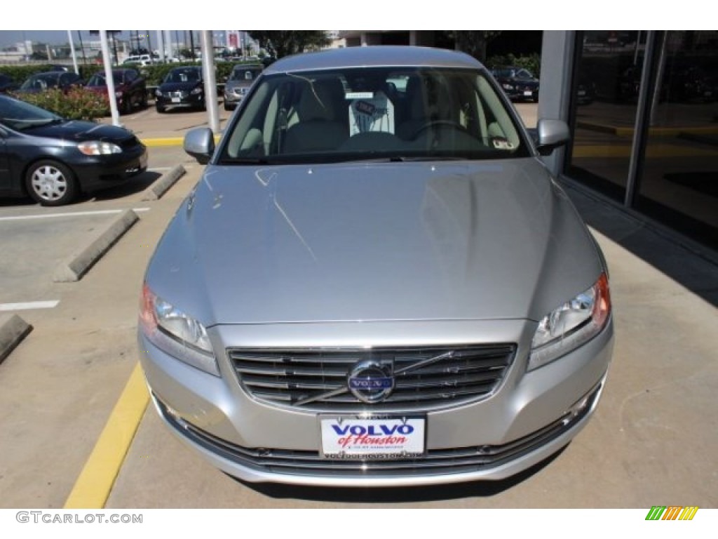 2015 S80 T5 Drive-E - Bright Silver Metallic / Soft Beige photo #2