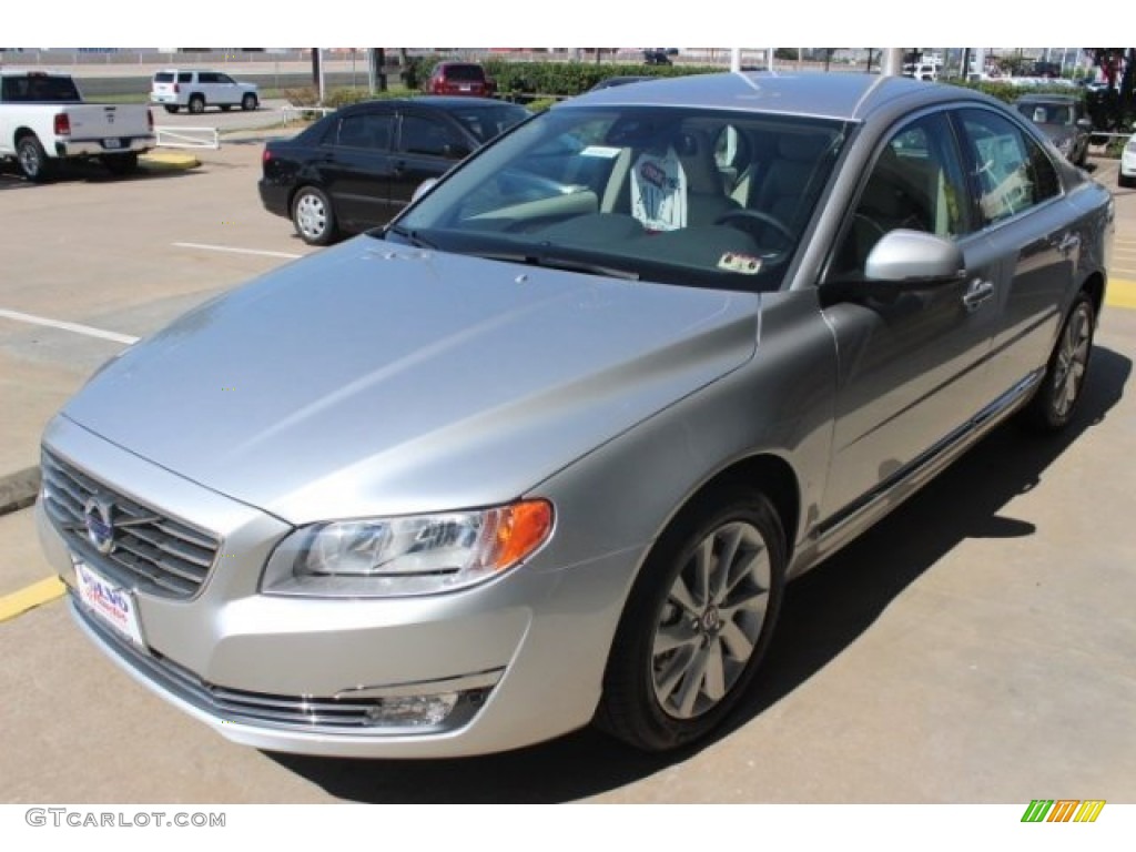 2015 S80 T5 Drive-E - Bright Silver Metallic / Soft Beige photo #3