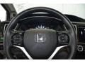 2014 Honda Civic Gray Interior Steering Wheel Photo
