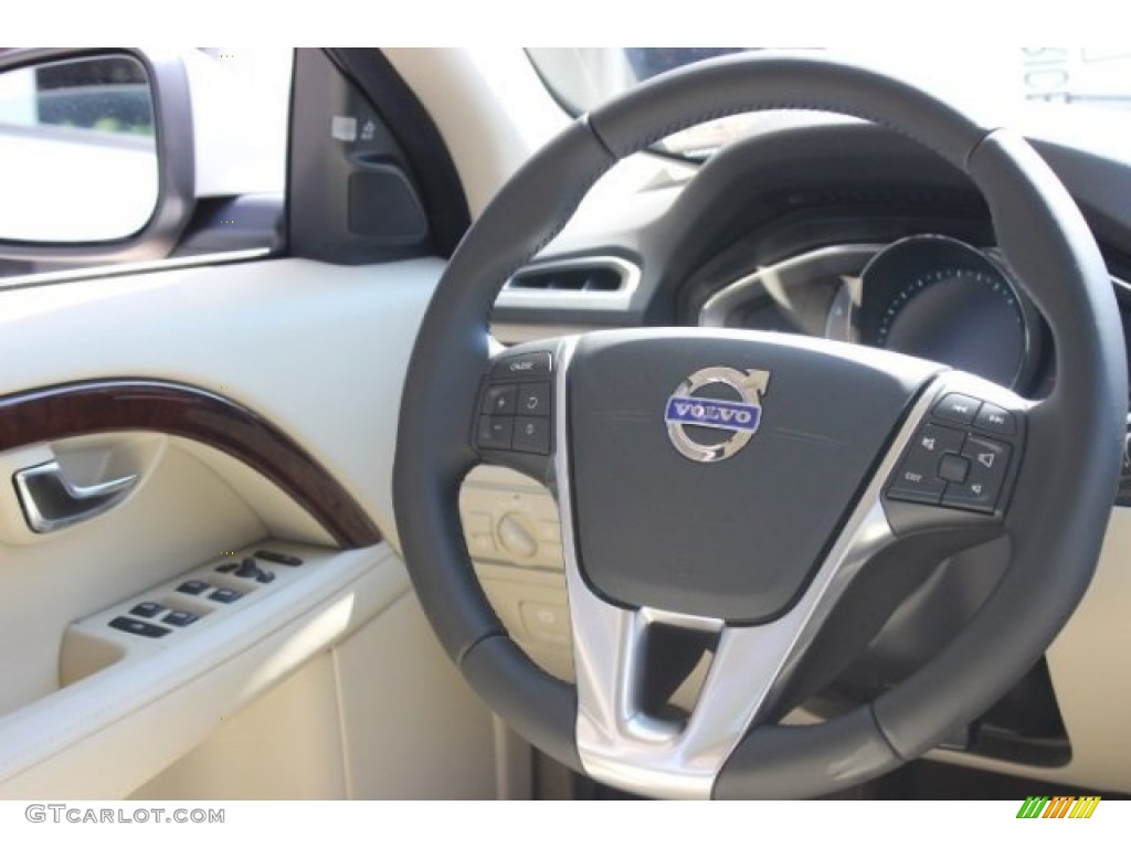 2015 S80 T5 Drive-E - Bright Silver Metallic / Soft Beige photo #25
