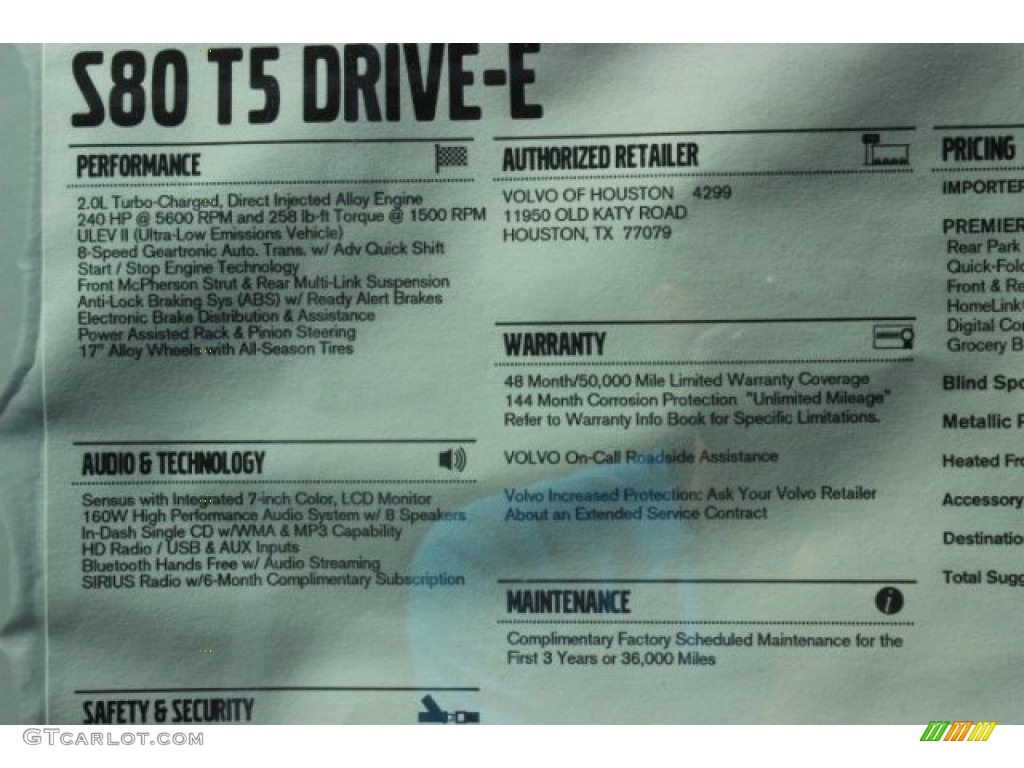 2015 S80 T5 Drive-E - Bright Silver Metallic / Soft Beige photo #31