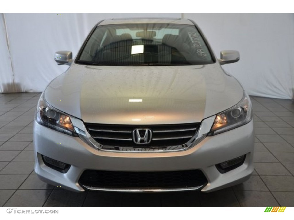 2014 Accord EX Sedan - Alabaster Silver Metallic / Gray photo #2