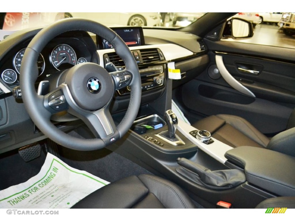 Black Interior 2015 BMW 4 Series 435i Gran Coupe Photo #96369633