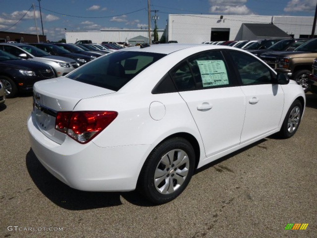 2014 Cruze LS - Summit White / Jet Black/Medium Titanium photo #5