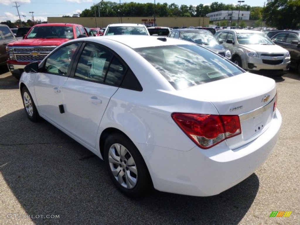 2014 Cruze LS - Summit White / Jet Black/Medium Titanium photo #7