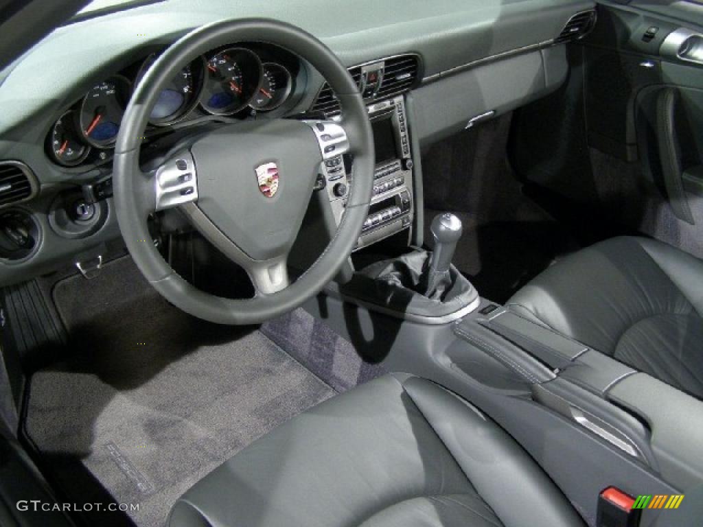 2006 Porsche 911 Carrera Cabriolet Stone Grey Dashboard Photo #9637258