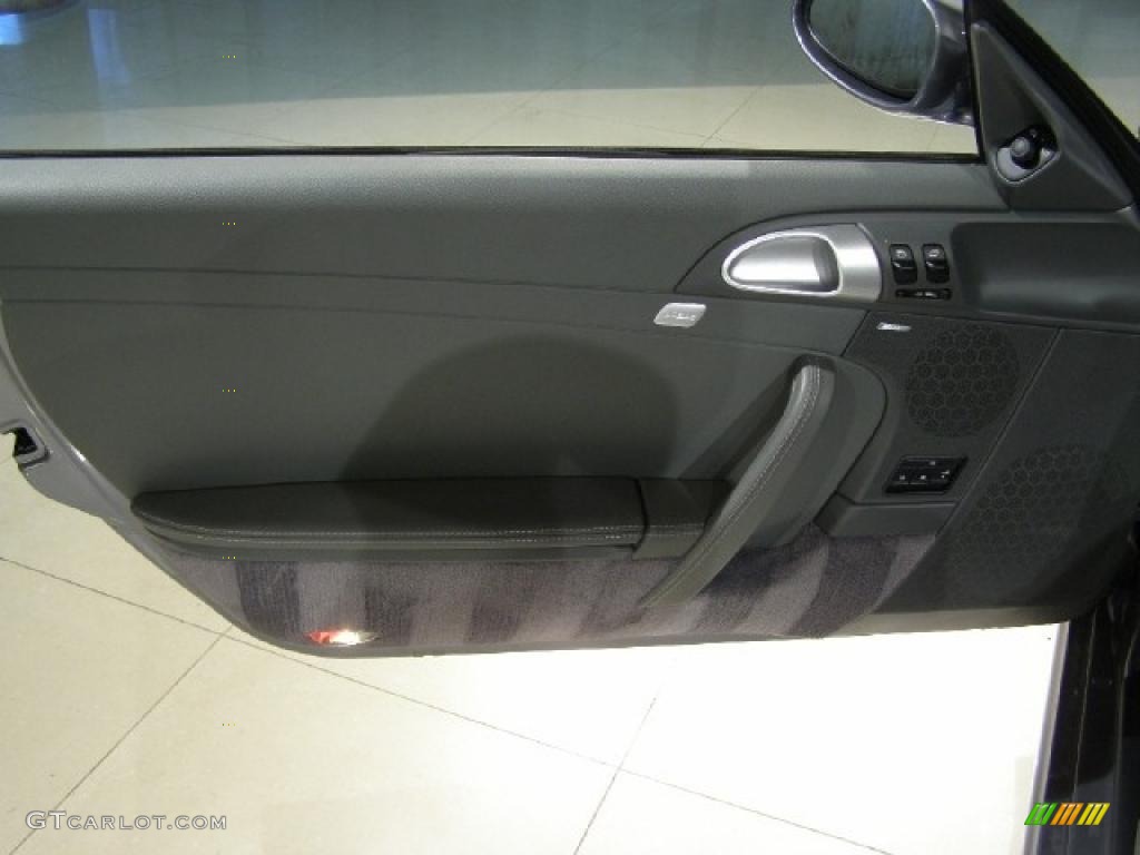 2006 Porsche 911 Carrera Cabriolet Stone Grey Door Panel Photo #9637283