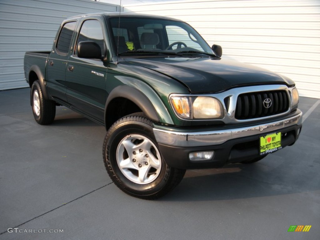 2004 Tacoma V6 PreRunner Double Cab - Imperial Jade Mica / Oak photo #1