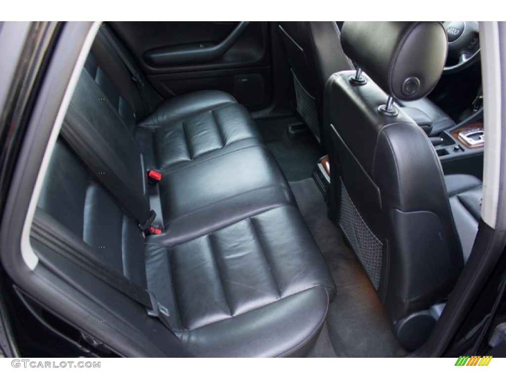 2003 Audi A4 3.0 quattro Sedan Rear Seat Photo #96374589
