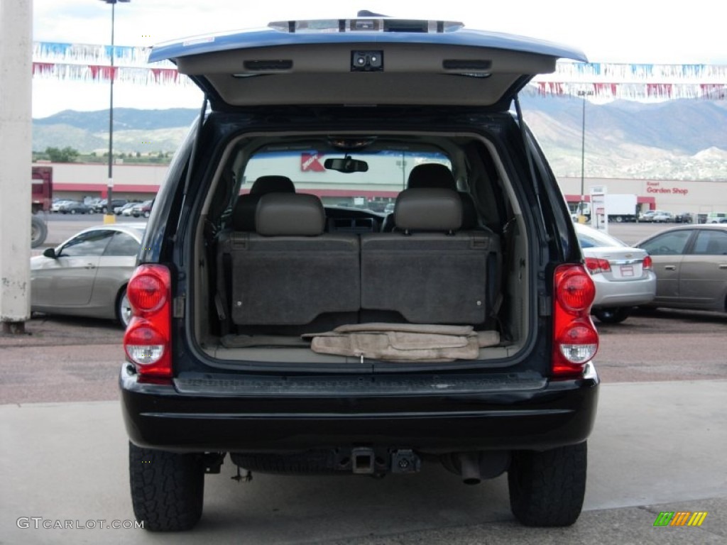 2004 Durango Limited 4x4 - Black / Medium Slate Gray photo #16