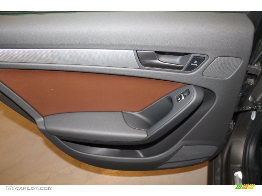 2014 A4 2.0T quattro Sedan - Dakota Grey Metallic / Chestnut Brown/Black photo #20