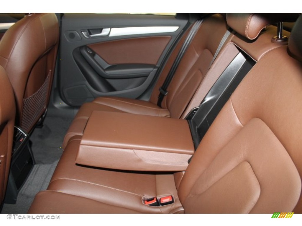 2014 A4 2.0T quattro Sedan - Dakota Grey Metallic / Chestnut Brown/Black photo #21