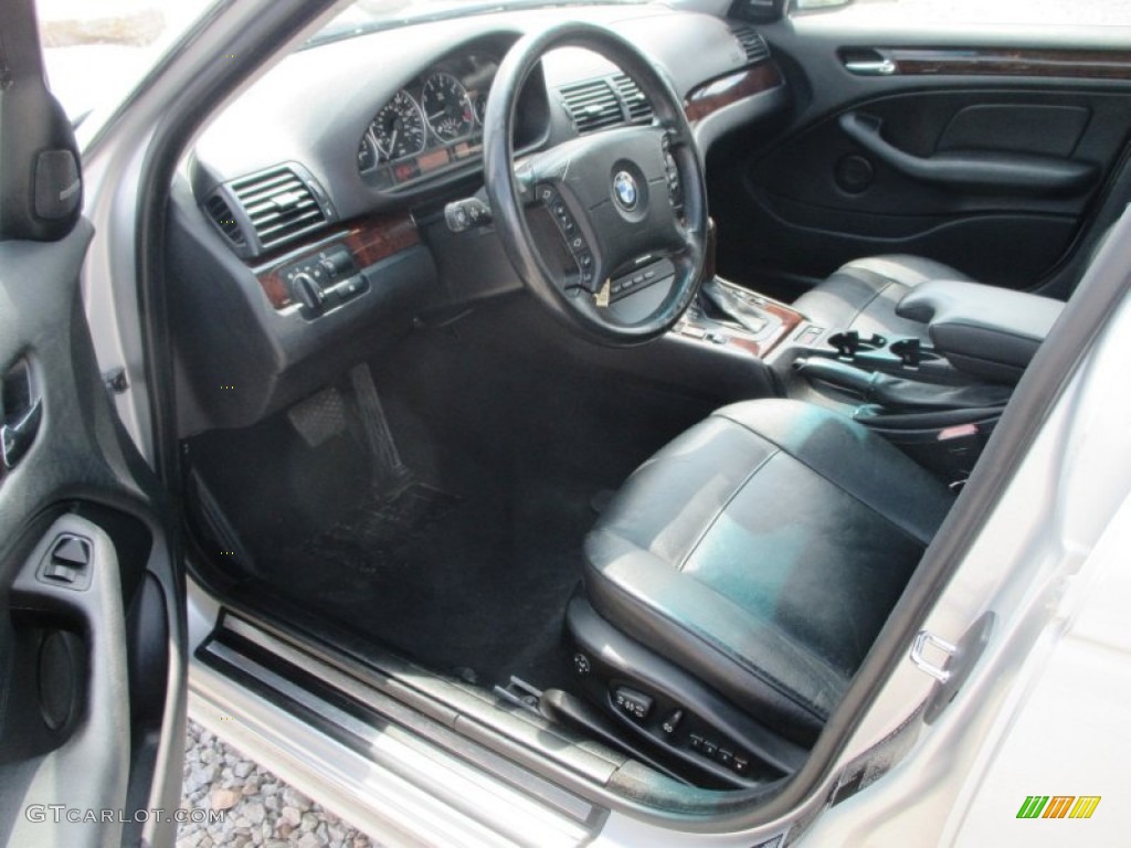 Black Interior 2005 BMW 3 Series 330xi Sedan Photo #96377361