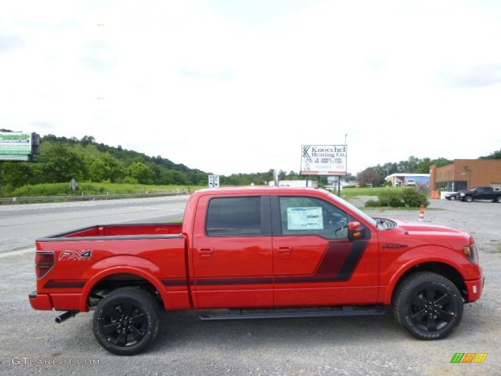 2014 F150 FX4 SuperCrew 4x4 - Race Red / FX Appearance Black Leather/Alcantara photo #1