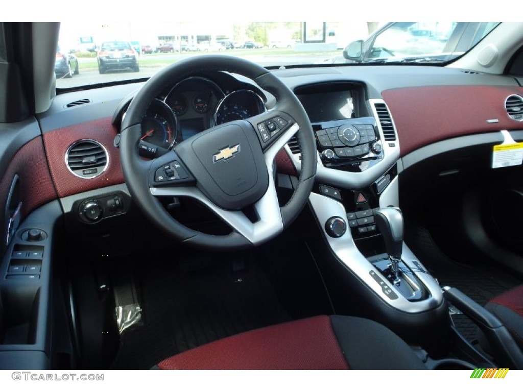 2014 Cruze LT - Crystal Red Tintcoat / Jet Black/Sport Red photo #6