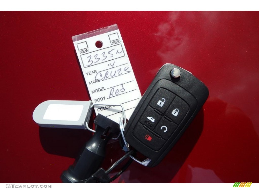 2014 Cruze LT - Crystal Red Tintcoat / Jet Black/Sport Red photo #11