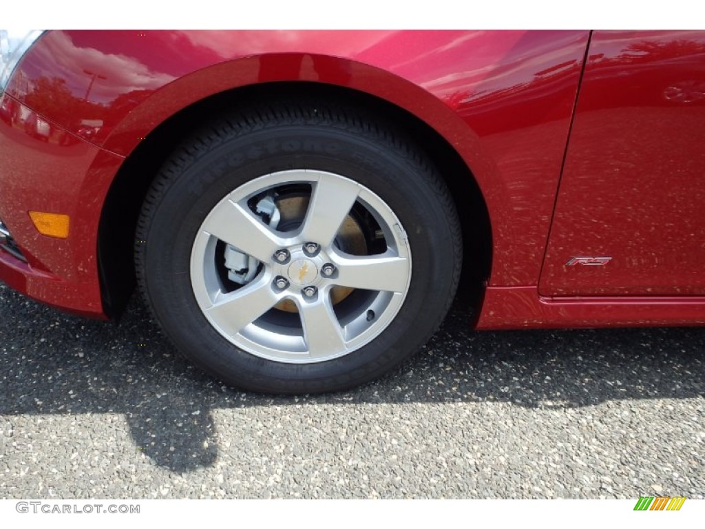 2014 Cruze LT - Crystal Red Tintcoat / Jet Black/Sport Red photo #12