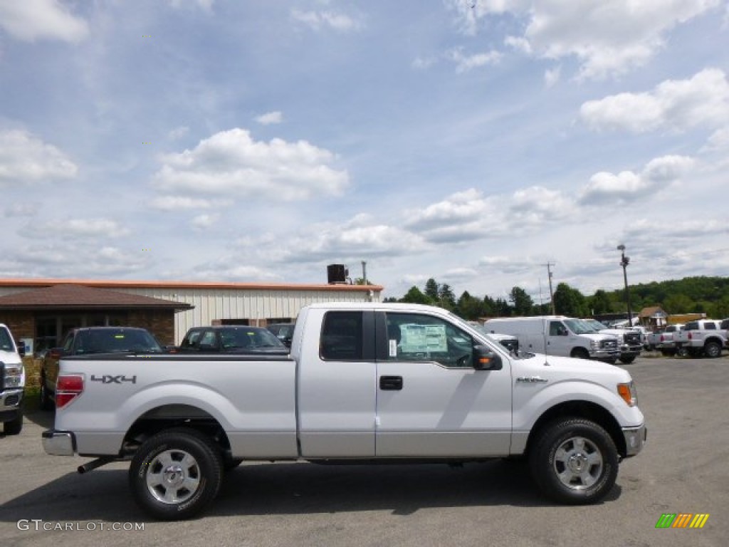 2014 F150 XLT SuperCab 4x4 - Oxford White / Steel Grey photo #1