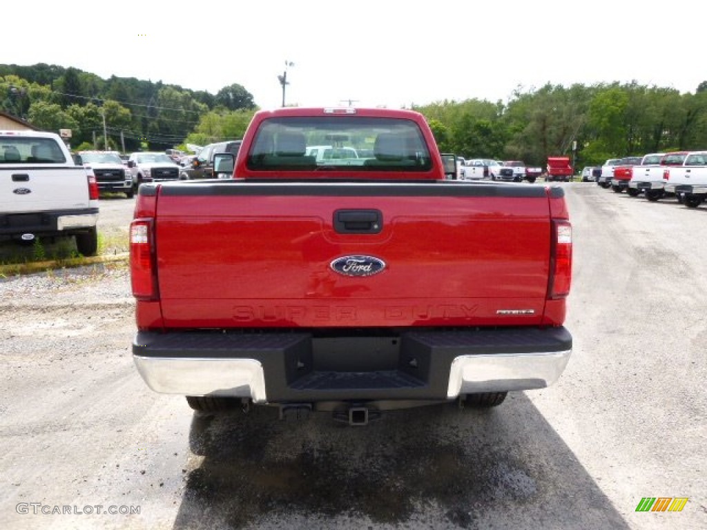 2015 F250 Super Duty XL Regular Cab - Vermillion Red / Steel photo #7