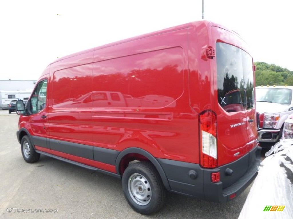 Vermillion Red 2015 Ford Transit Van 350 MR Long Exterior Photo #96381886
