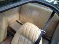 1977 Pontiac Firebird Tan Interior Rear Seat Photo