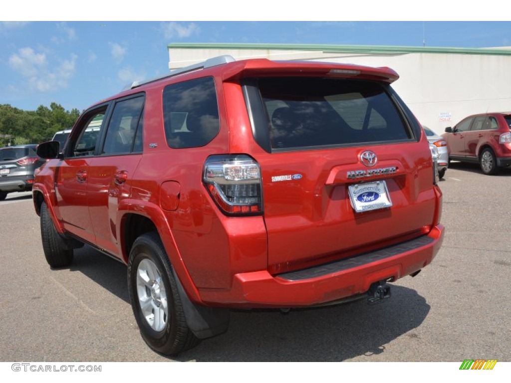 2014 4Runner SR5 - Barcelona Red Metallic / Graphite photo #5